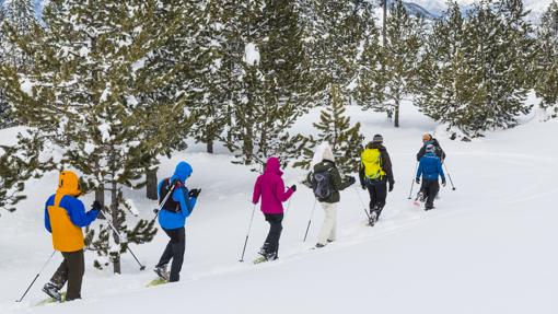 Raquetas de nieve en Port Ainé