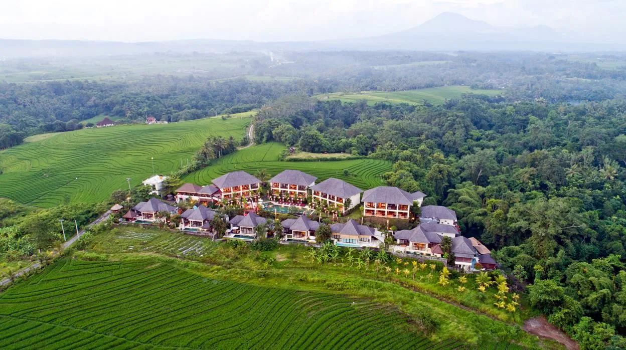 Una imagen del Sahaja Sawah Resort, en Tabanan (Bali)