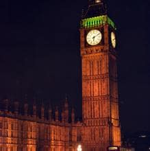 Imagen del Big Ben de noche