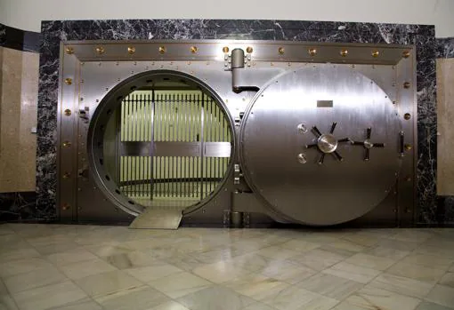Imagen de una de las puertas acorazadas del Banco de España