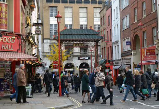 Entrada barrio chino de Londres