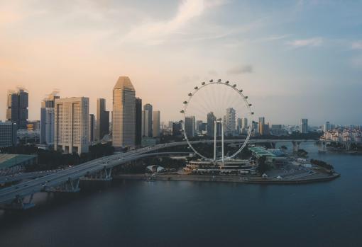 Imagen de la noria Singapore Flyer