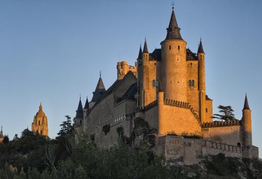 Vista exterior del Alcázar de Segovia