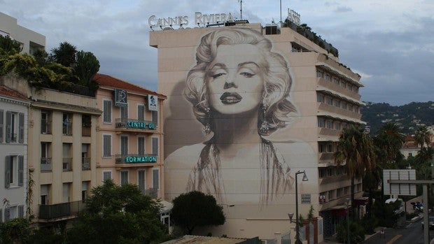 El mural más espectacular de Marilyn Monroe mide ocho pisos