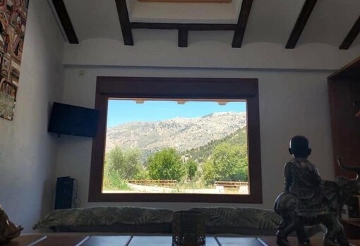 Vistas desde la casa rural Miravella, en Castril, Granada