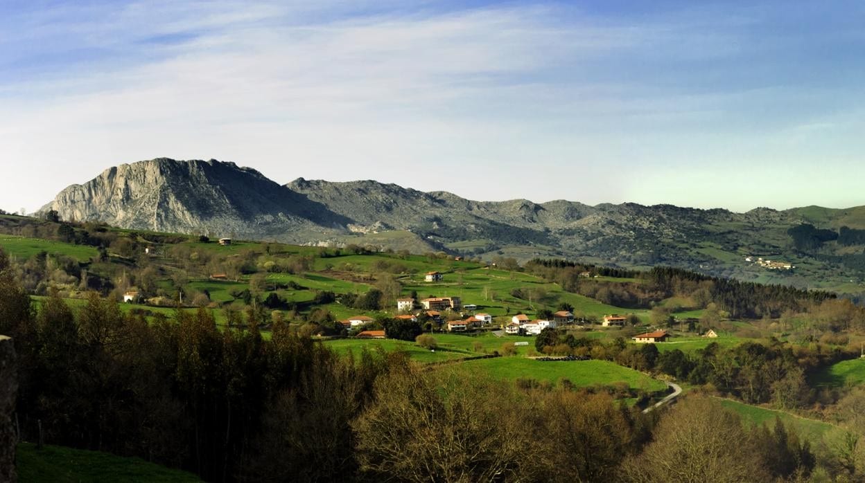 Imagen panorámica del Valle de Carranza, en Vizcaya