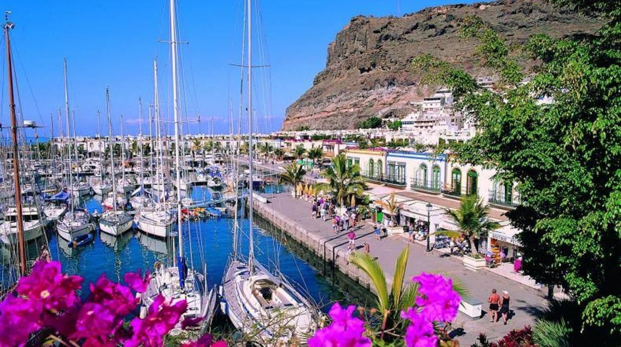 Imagen del Puerto de Mogán en Gran Canaria