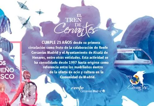 Cartel promocional Tren de Cervantes