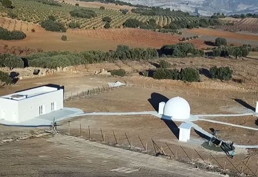 Imagen aérea del Sky Andaluz, en Alhama