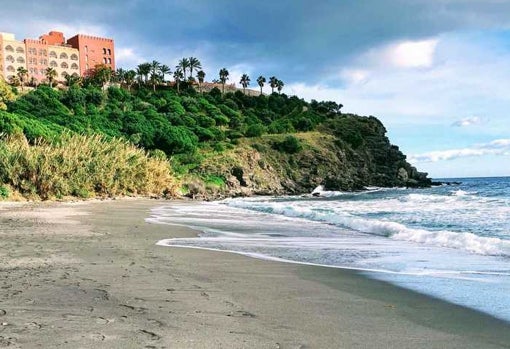 Vista de la playa Calabajio