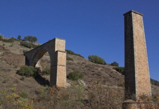 Ruinas de la mina de la Aquisgrana en La Carolina