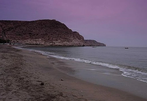 Playa de Agua Amarga en Níjar