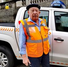 Víctor, responsable de Protección Civil de A Fonsagrada, es otro de los 'Protectores del Camino'. Desde hace más de veinte, su trabajo está dedicado no solo a la ciudadanía, sino a los peregrinos y el Camino Primitivo.