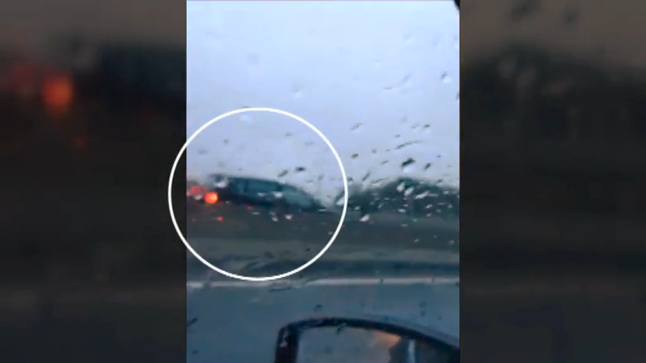 Una anciana circula varios kilómetros en sentido contrario por la A-7