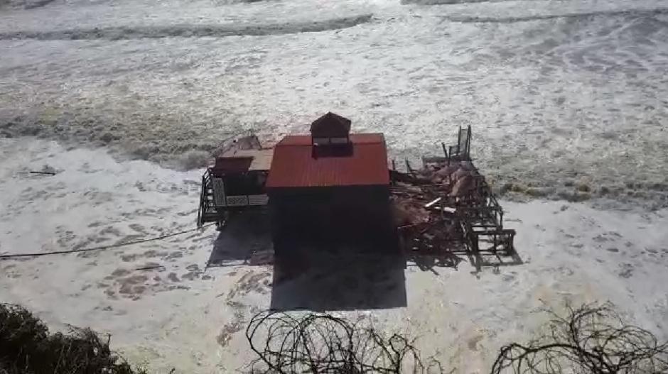 El temporal que ha devastado la costa de Huelva