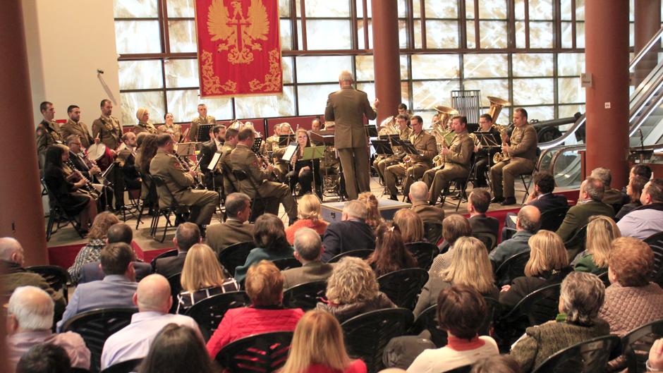 Brillante concierto en la Academia de Infantería