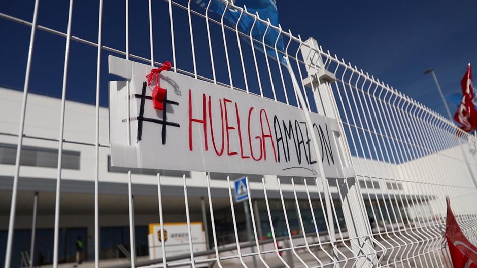 Los trabajadores de Amazon, 48 de huelga